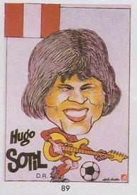 1990 Pronostocos Los Grandes del Futbol Mundial (1930-1990) #89 Hugo Sotil Front