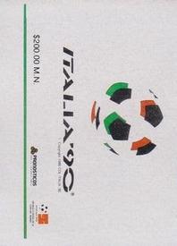 1990 Pronostocos Los Grandes del Futbol Mundial (1930-1990) #92 Jean Tigana Back