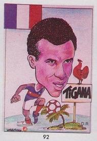 1990 Pronostocos Los Grandes del Futbol Mundial (1930-1990) #92 Jean Tigana Front