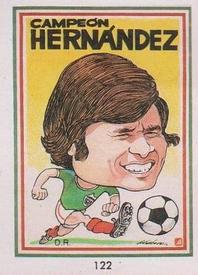 1990 Pronostocos Los Grandes del Futbol Mundial (1930-1990) #122 Guillermo Hernandez Front