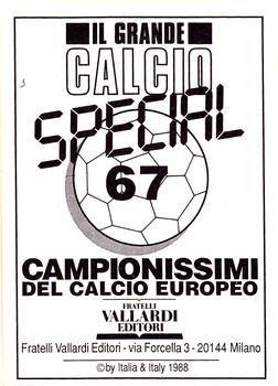 1988 Vallardi Il Grande Calcio Special - Campionissimi del Calcio Europeo #67 Alex McLeish Back