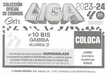 2023-24 Panini Liga Este - Villarreal #10BIS Matteo Gabbia Back