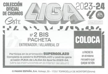 2023-24 Panini Liga Este - Villarreal #2BIS Pacheta Back