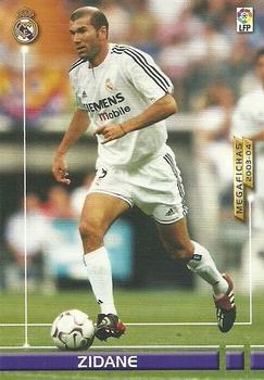 2003-04 Panini LaLiga Megafichas (Japan) #124 Zidane Front