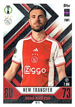 2023-24 Topps Match Attax UEFA Club Competitions Extra - New Transfers #NT11 Jordan Henderson Front