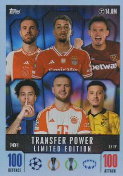 2023-24 Topps Match Attax UEFA Club Competitions Extra - Limited Edition Transfer Power #LETP Transfer Power Limited Edition Front