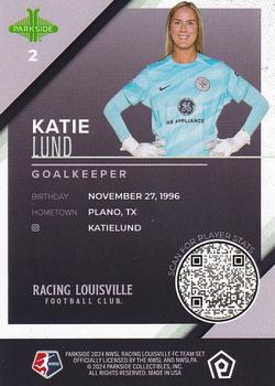 2024 Parkside Racing Louisville FC #2 Katie Lund Back