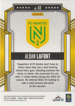 2023-24 Score Ligue 1 - Lasers #40 Alban Lafont Back
