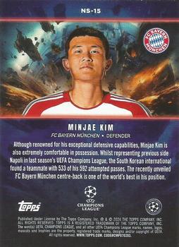 2023-24 Topps UEFA Club Competitions - Now Starring... #NS-15 Minjae Kim Back