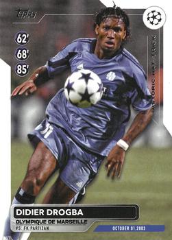 2023-24 Topps UEFA Club Competitions - Historic Hat-Tricks #HH-6 Didier Drogba Front
