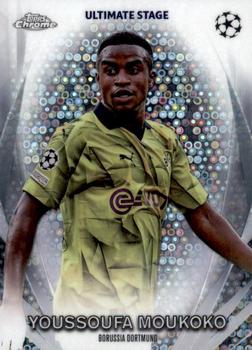 2023-24 Topps UEFA Club Competitions - Ultimate Stage Chrome #USC-10 Youssoufa Moukoko Front