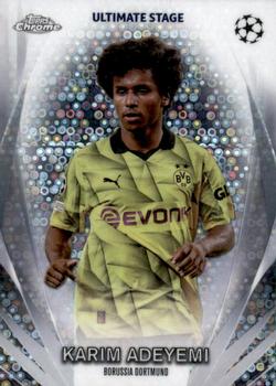 2023-24 Topps UEFA Club Competitions - Ultimate Stage Chrome #USC-11 Karim Adeyemi Front
