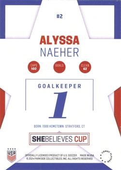 2024 Parkside USWNT SheBelieves Cup #2 Alyssa Naeher Back