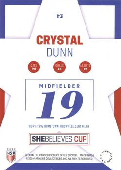 2024 Parkside USWNT SheBelieves Cup #3 Crystal Dunn Back