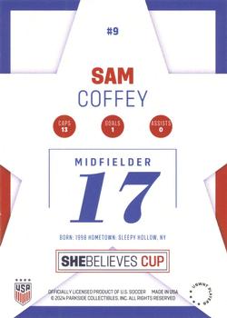 2024 Parkside USWNT SheBelieves Cup #9 Sam Coffey Back