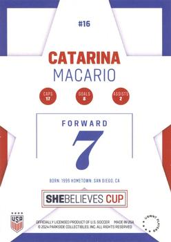 2024 Parkside USWNT SheBelieves Cup #16 Catarina Macario Back
