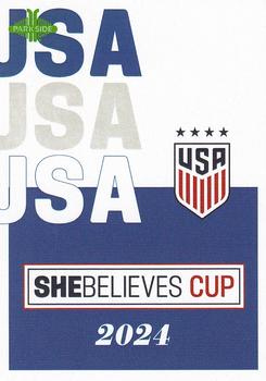2024 Parkside USWNT SheBelieves Cup #NNO Participating Countries Front