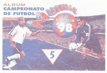 1998 Navarrete Campeonato de Futbol Mundial Francia 98 Stickers #5 Parc des Princes Back