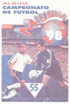 1998 Navarrete Campeonato de Futbol Mundial Francia 98 Stickers #55 J. S. Veron Back