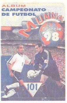 1998 Navarrete Campeonato de Futbol Mundial Francia 98 Stickers #101 Denilson Back