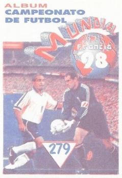 1998 Navarrete Campeonato de Futbol Mundial Francia 98 Stickers #279 D. Deschamps Back
