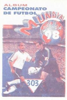 1998 Navarrete Campeonato de Futbol Mundial Francia 98 Stickers #303 G. Southgate Back