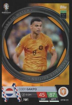 2024 Topps Match Attax Euro 2024 Germany - One to Watch #OTW31 Cody Gakpo Front