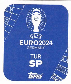 2024 Topps UEFA EURO 2024 Germany Sticker Collection - Star Player Gold Signature #TUR-SP Cengiz Ünder Back