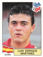 1994 Panini World Cup (UK and Eire Edition, Green Backs) #193 Luis Enrique Martinez Front