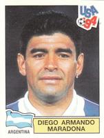 1994 Panini World Cup (UK and Eire Edition, Green Backs) #242 Diego Armando Maradona Front