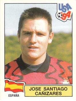 1994 Panini World Cup (Netherlands, Red Backs) #165 Jose Santiago Canizares Front