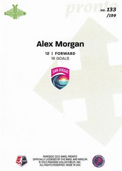 2022 Parkside NWSL Pronto - Foil #133 Alex Morgan Back