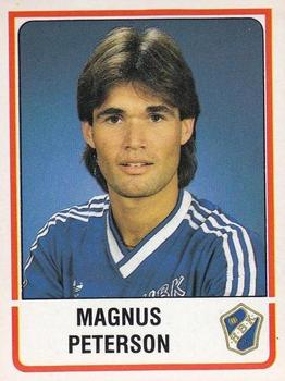 1986 Panini Fotboll 86 Allsvenskan och Division II #48 Magnus Peterson Front