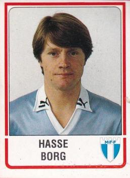 1986 Panini Fotboll 86 Allsvenskan och Division II #200 Hasse Borg Front