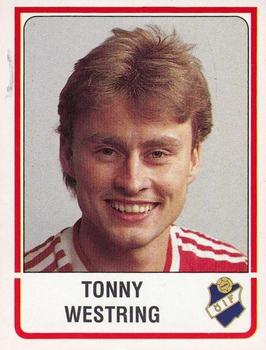 1986 Panini Fotboll 86 Allsvenskan och Division II #236 Tonny Westring Front