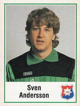 1987 Panini Fotboll 87 Allsvenskan och Division 1 #183 Sven Andersson Front