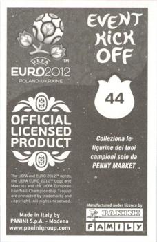 2012 Panini Euro 2012 - Event Kick Off #44 Raul Meireles Back