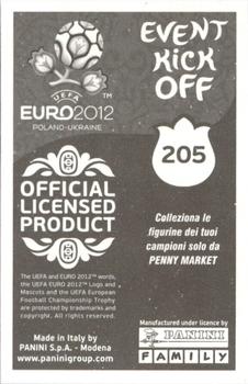 2012 Panini Euro 2012 - Event Kick Off #205 Orestis Karnezis Back