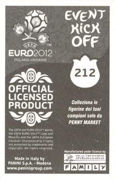2012 Panini Euro 2012 - Event Kick Off #212 Nelson Oliveira Back