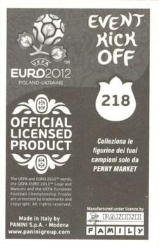 2012 Panini Euro 2012 - Event Kick Off #218 Oliver Bierhoff Back