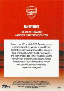 2023-24 Topps Arsenal Team Set #35 Ian Wright Back