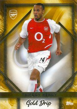 2023-24 Topps Arsenal Team Set #46 Thierry Henry Front
