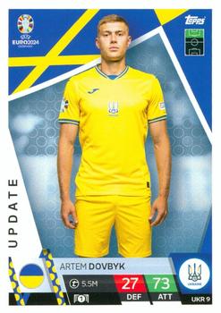 2024 Topps Match Attax Euro 2024 Germany - Qualifying Play-Off Winners #UKR9 Artem Dovbyk Front