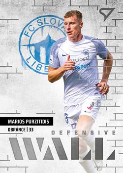 2023-24 SportZoo Fortuna:Liga Serie 2 - Defensive Wall #DW-14 Marios Purzitidis Front