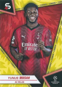 2023-24 Topps UEFA Club Competitions Superstars - Common Yellow #5 Yunus Musah Front