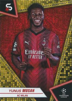 2023-24 Topps UEFA Club Competitions Superstars - Golden Pixels #5 Yunus Musah Front