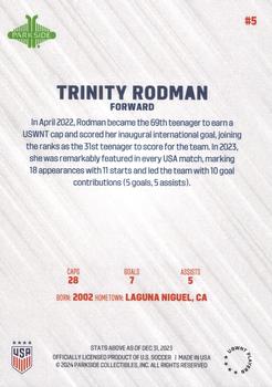 2024 Parkside USWNT 2023 Recap #5 Trinity Rodman Back