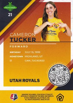 2024 Parkside Utah Royals #21 Cameron Tucker Back