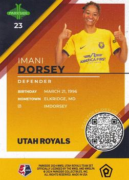 2024 Parkside Utah Royals #23 Imani Dorsey Back