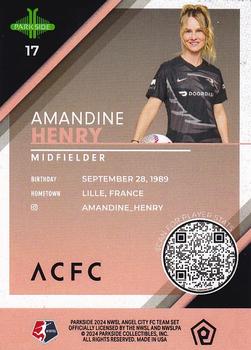 2024 Parkside Angel City FC #17 Amandine Henry Back